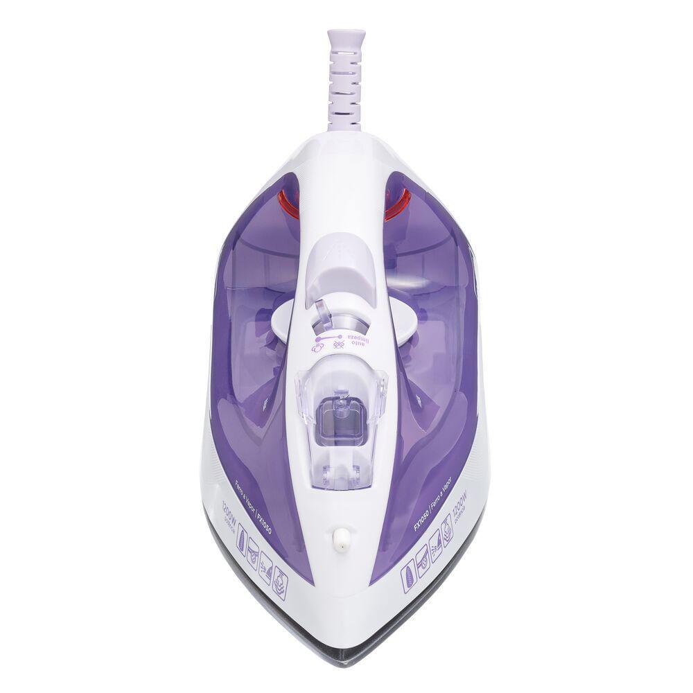 Ferro De Passar Vapor Spray 1200w Black Decker Com Base Antiaderente Roxo E Branco 220V