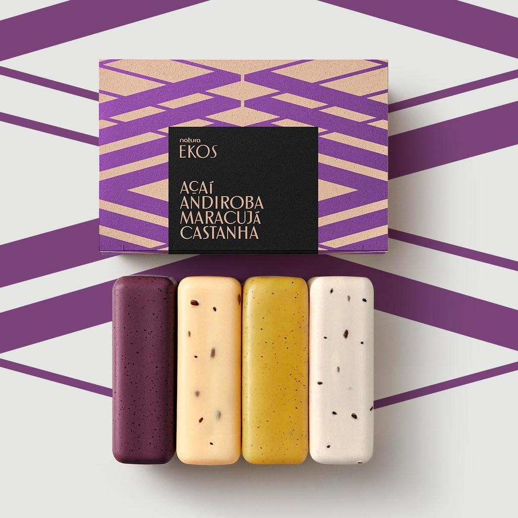 Sabonete Esfoliante Ekos 4unidades De 100g
