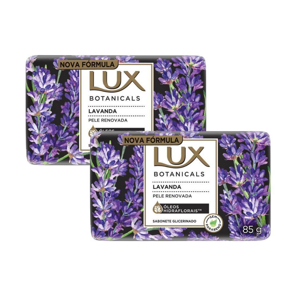 Kit 2 Sabonete Em Barra Lux Botanicals Lavanda 85g