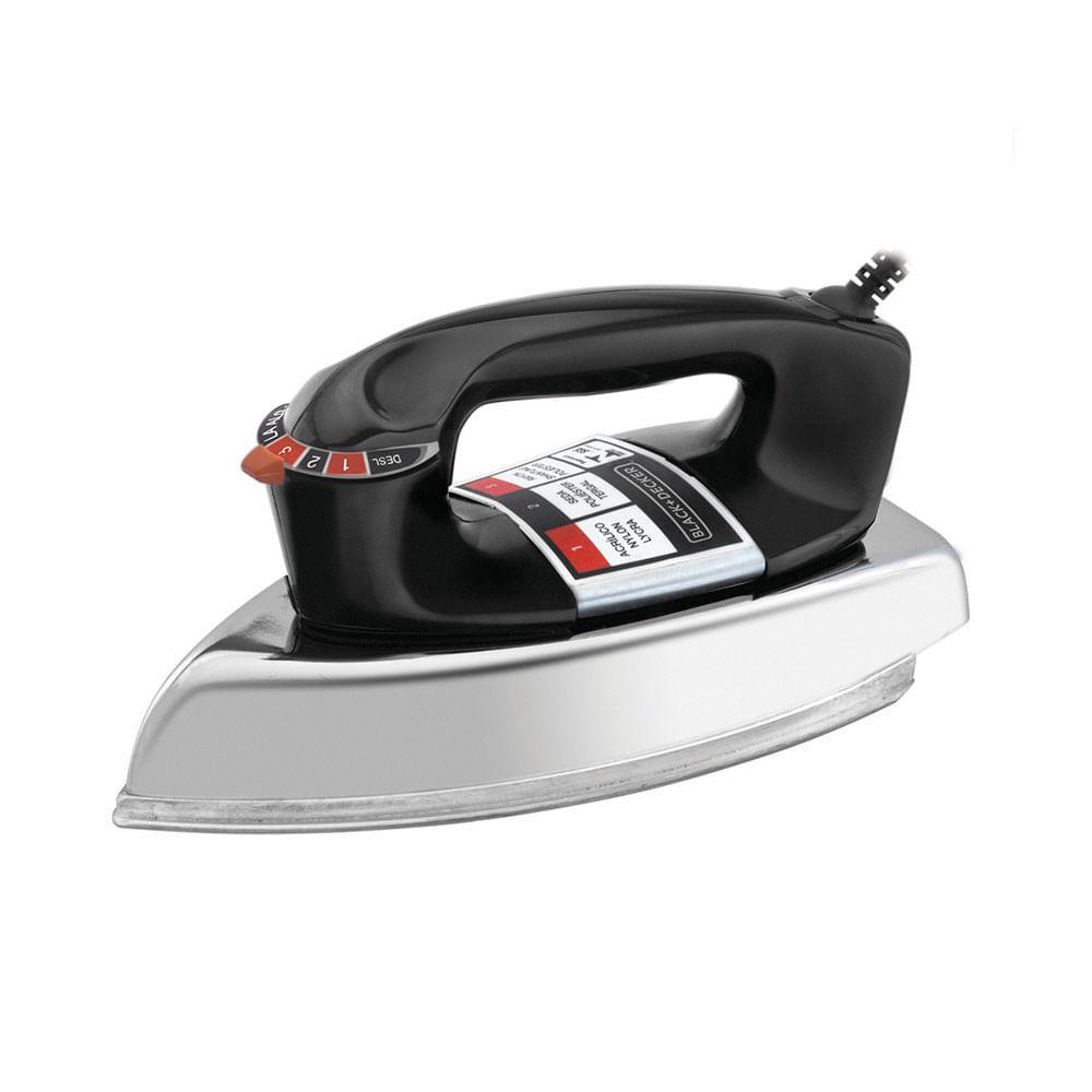 Ferro De Passar Roupa A Seco Black Decker Vfa Preto/metálico - 127V