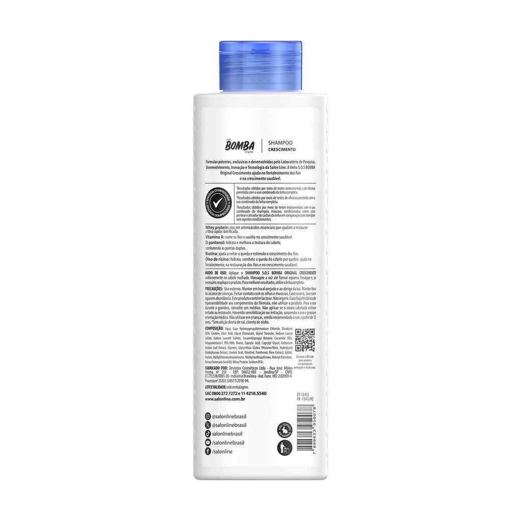 Shampoo Sos Bomba Original Salon Line 300ml