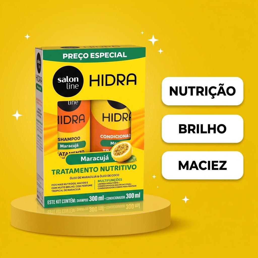 Kit Shampoo E Condicionador Hidra Maracujá Tropical 300ml