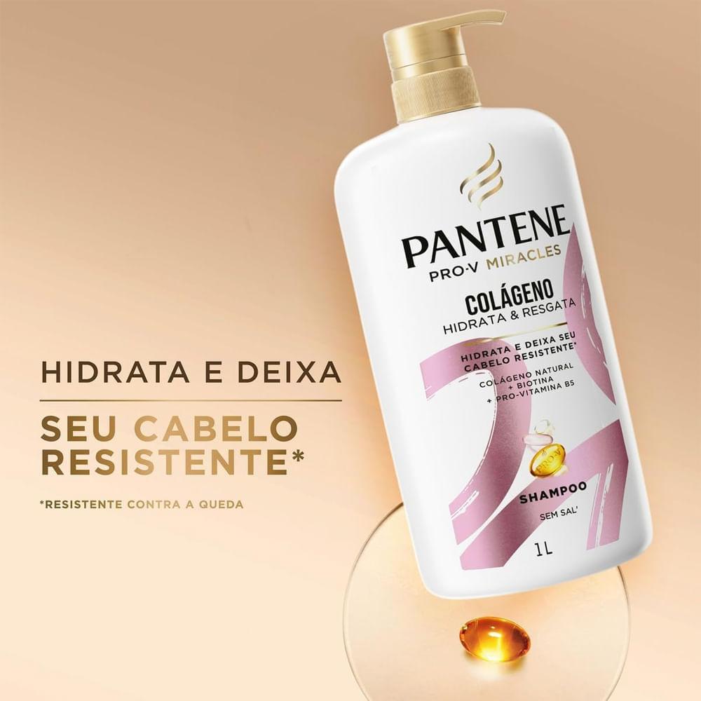 Shampoo Pantene Colágeno Hidrata E Resgata 1 Litro