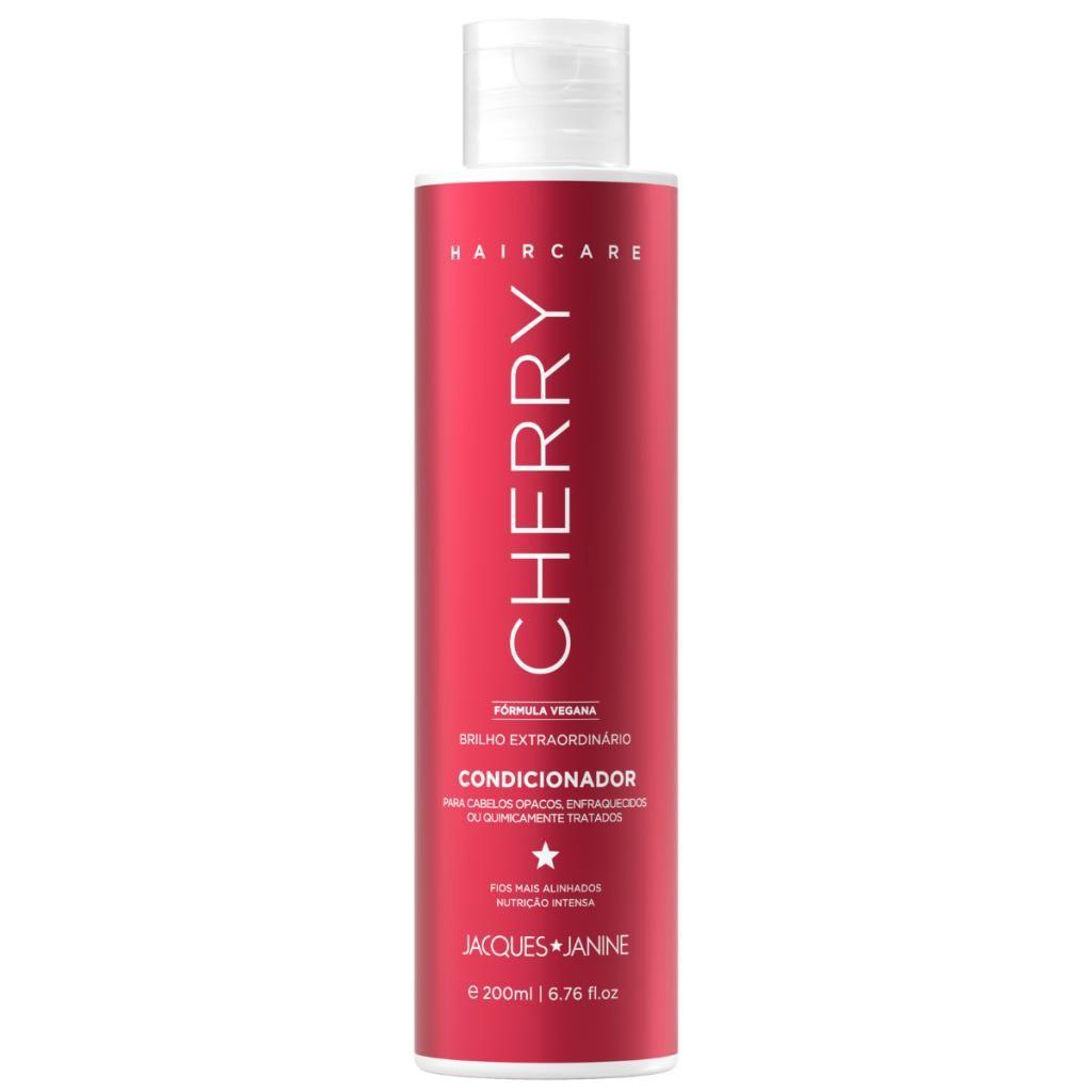 Kit Jacques Janine Hair Care Cherry Cereja Shampoo 230ml Condicionador 200ml Máscara 400g Spray 120ml
