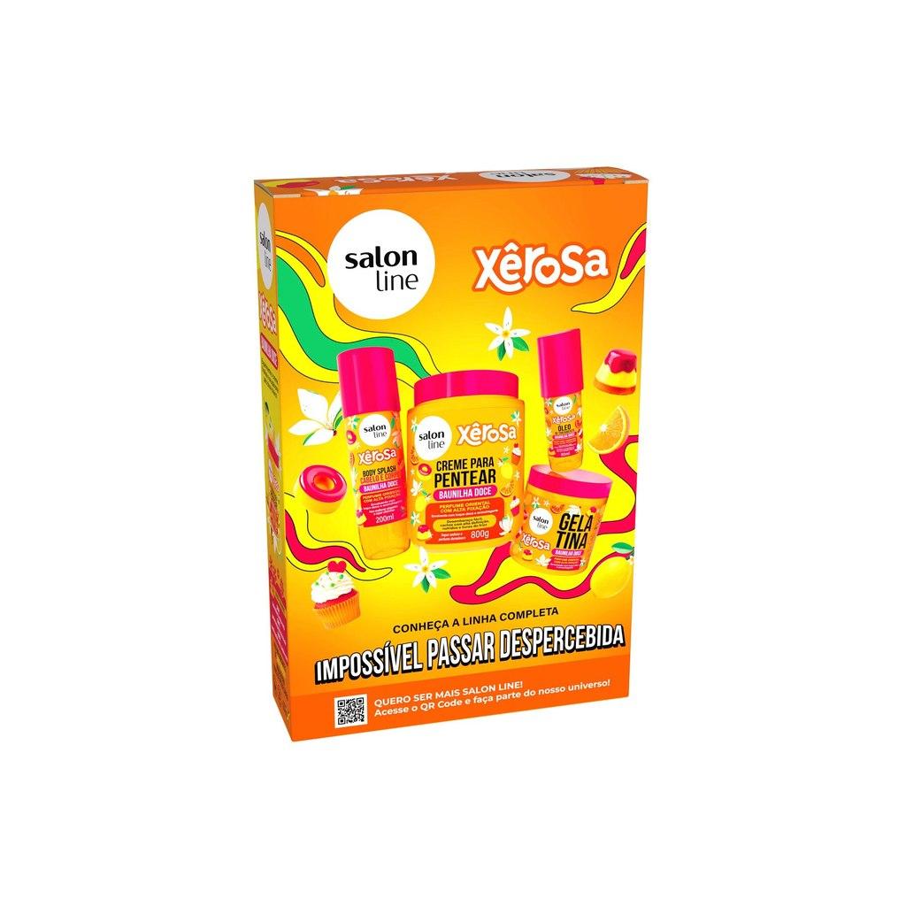 Kit Shampoo 300ml + Condicionador 200ml Xêrosa Baunilha Doce