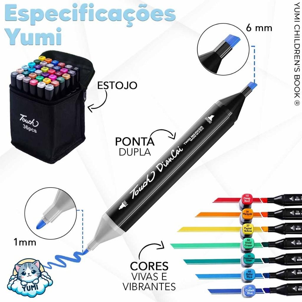 Kit Livro De Colorir God Is Good Historias Bíblicas Colorindo Com Jesus + 36 Canetinhas Canetas Touch Ponta Dupla