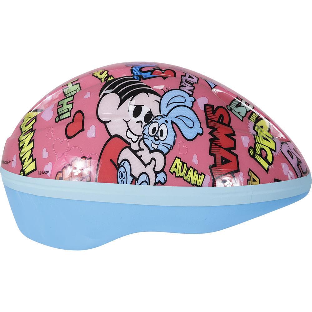 Capacete Infantil Mônica Rosa Bel