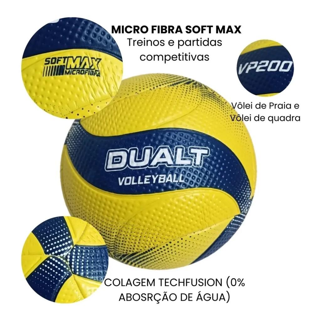 Bola De Vôlei De Quadra/Praia Dualt Pvc Soft Vp200