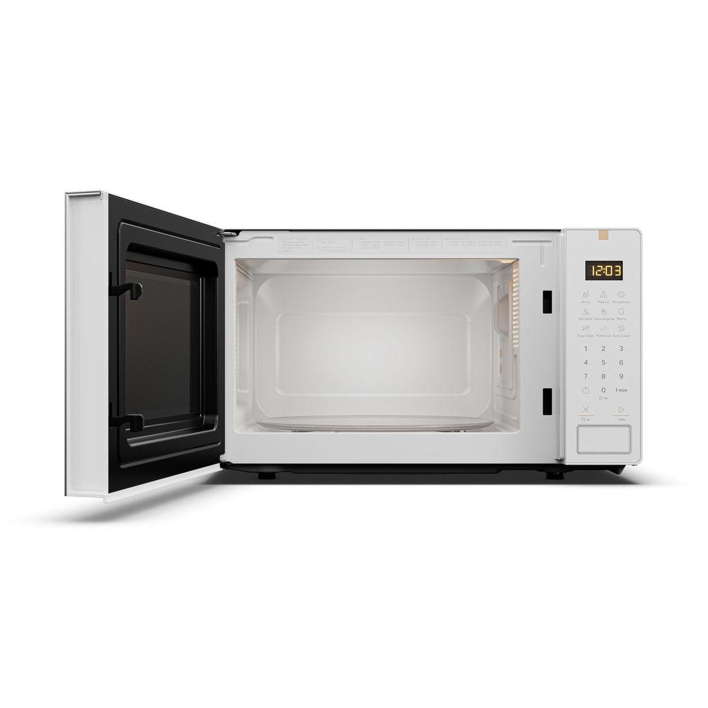 Micro-ondas 23 Litros Com Multi Preparos Branco Brastemp - Bms23ab