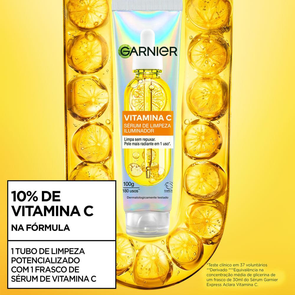 Sérum De Limpeza Iluminador Facial Garnier Vitamina C 100g