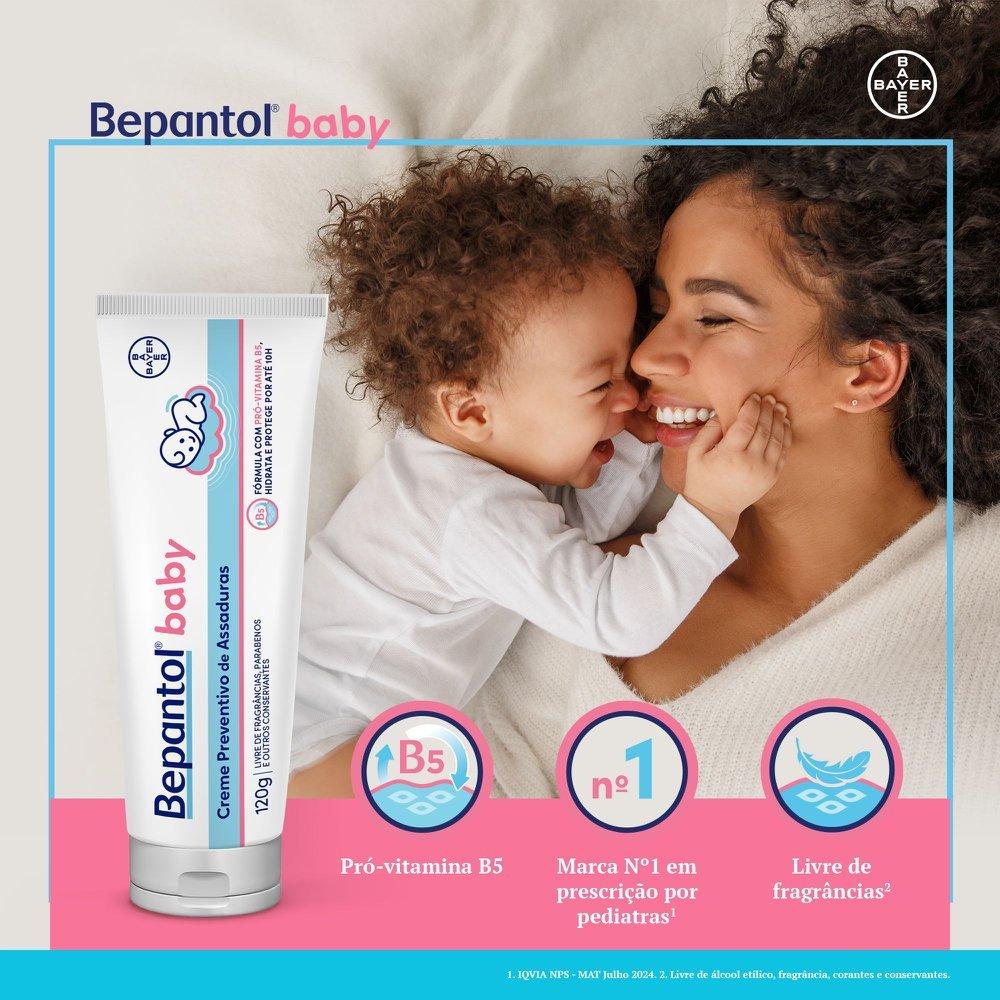 Creme Para Assaduras Bepantol Baby Preventivo 120g
