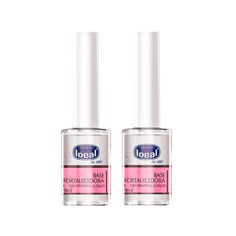 Kit 2 Base Para Unha Ideal Fortalecedora Com 9ml