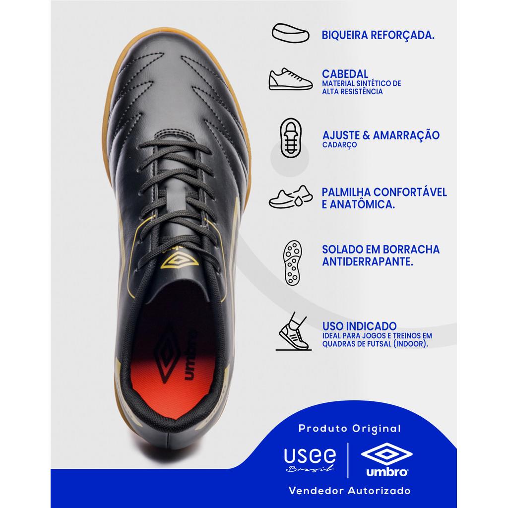 Chuteira Futsal Masculino Umbro Manchester Chuteira De Futsal Futebol Quadra Salão Grama Sintética