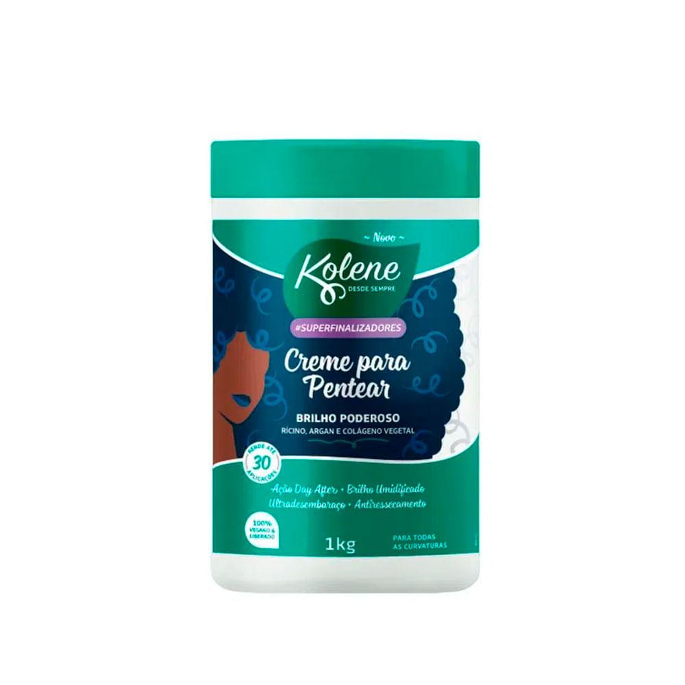 Creme Pentear Superfinalizador Brilho Poderoso Kolene 1kg
