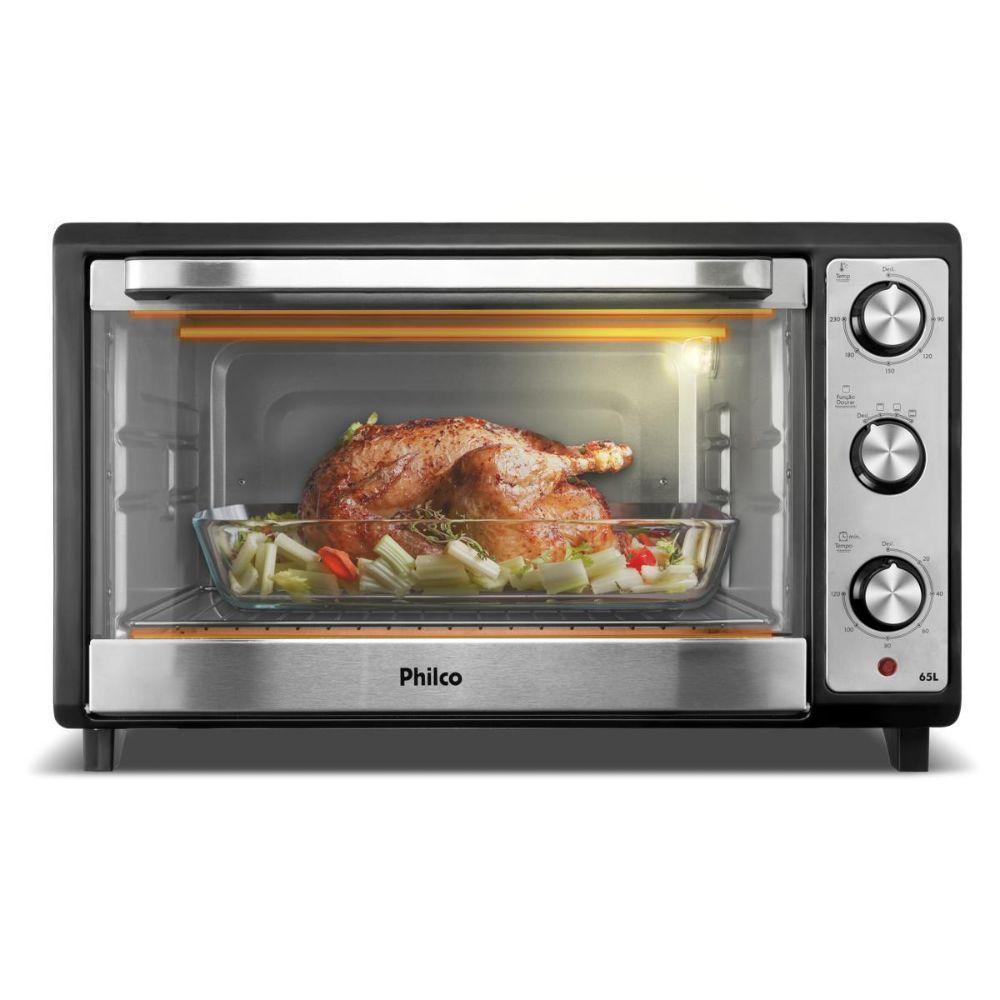 Forno Elétrico Philco Pfe65 65L Preto/inox