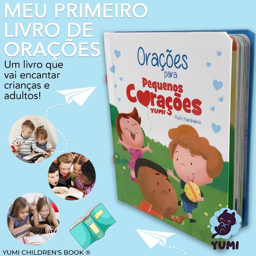 Livro Infantil Orações Para Pequenos Corações Bíblia Infantil (maletinha) Orações Para Crianças Capa Almofadada Premium
