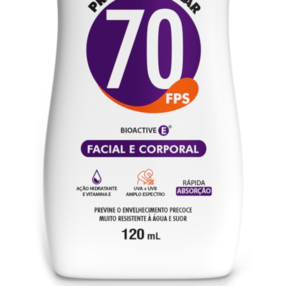 Protetor Solar Facial E Corporal Fps70 120 Ml - 64790 Nutriex