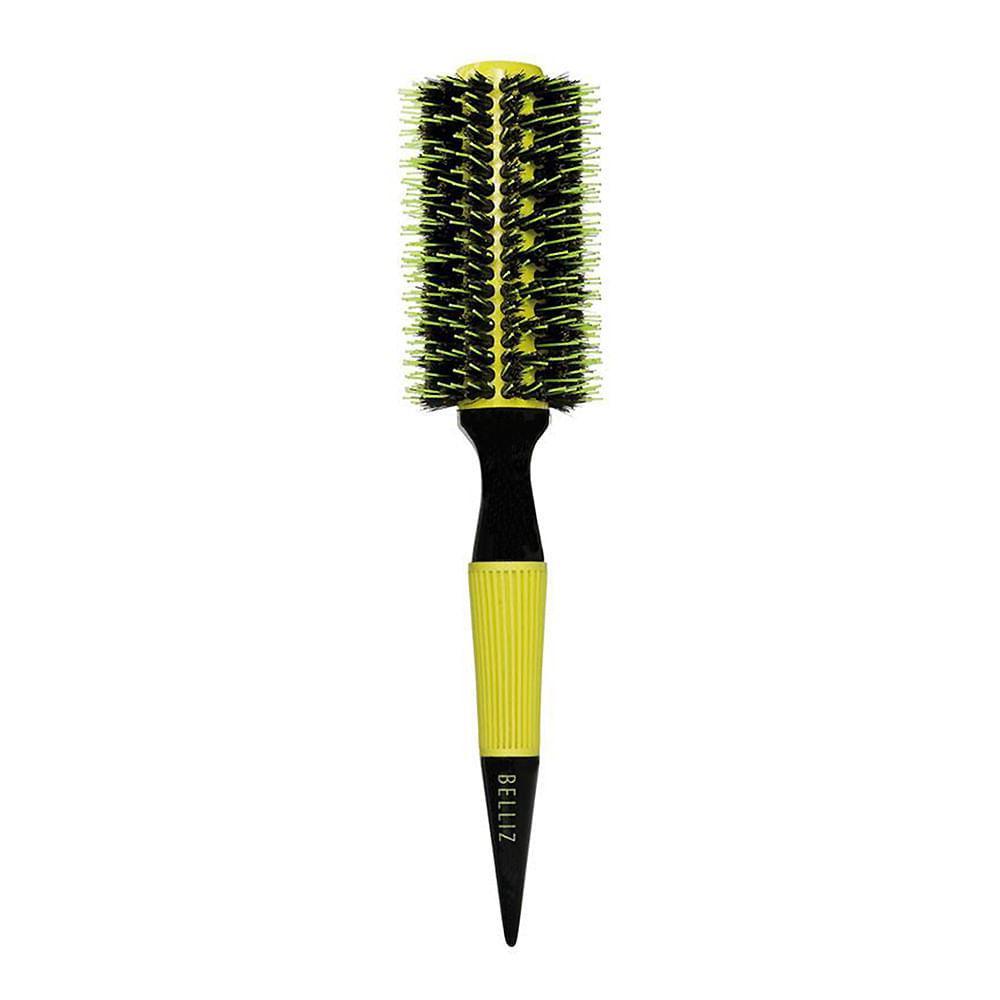 Escova De Cabelo Belliz Madeira Premium Color Ceramic 27 Ref 481 Com 1 Unidade