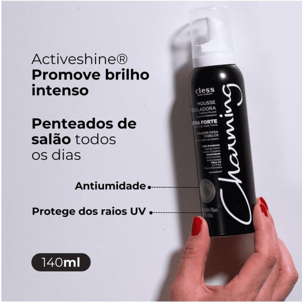 Mousse Charming Black Extra Forte 130g