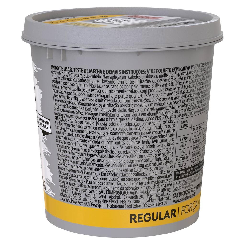 Guanidina Extra Conditioning Regular Alisa E Relaxa Salon Line 218gr