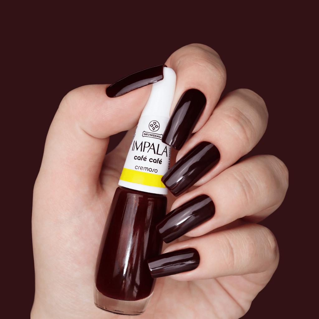 Esmalte Impala Cremoso A Cor Da Sua Moda Café