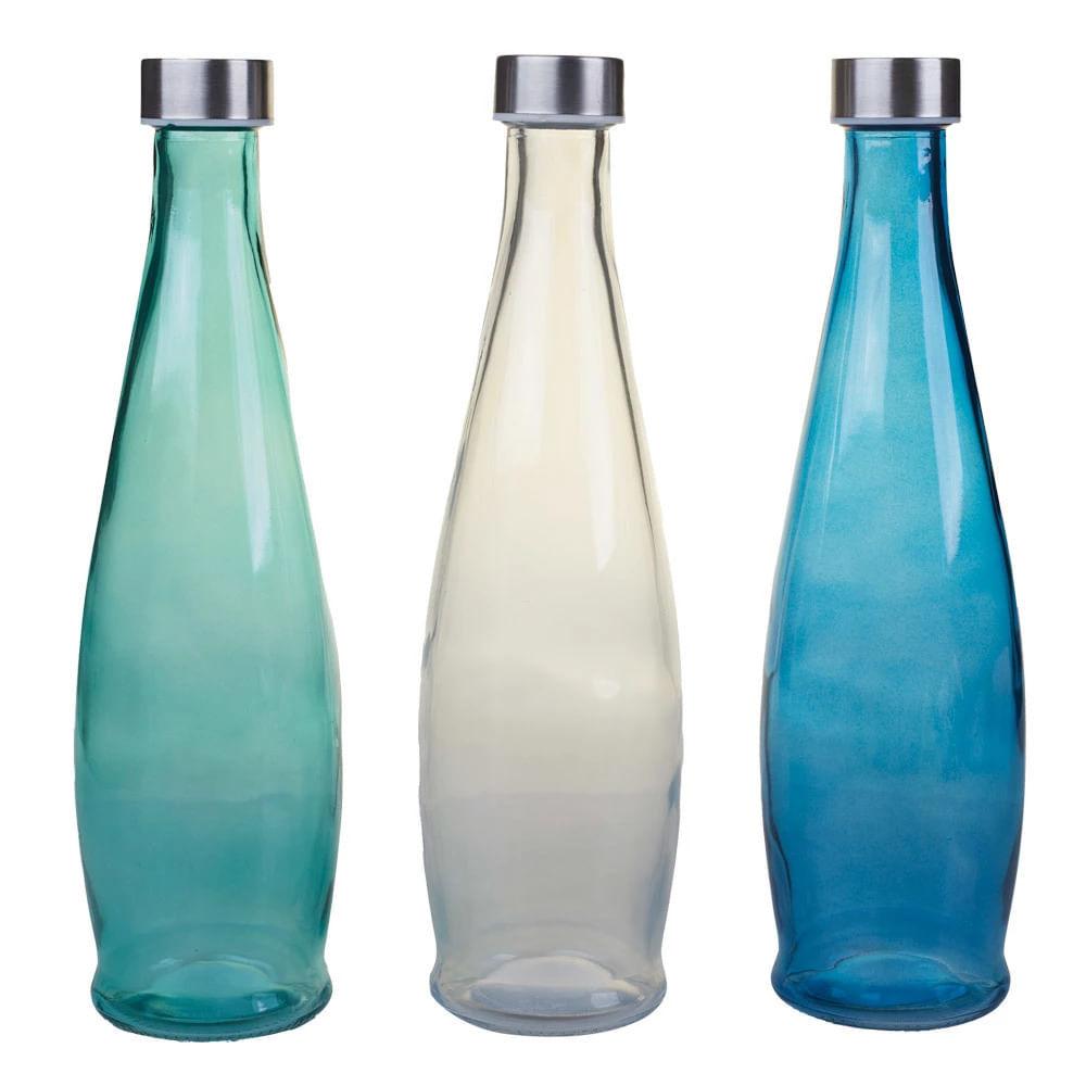 Garrafa De Vidro Geladeira Cazza Ibiza 1L - Item Sortido