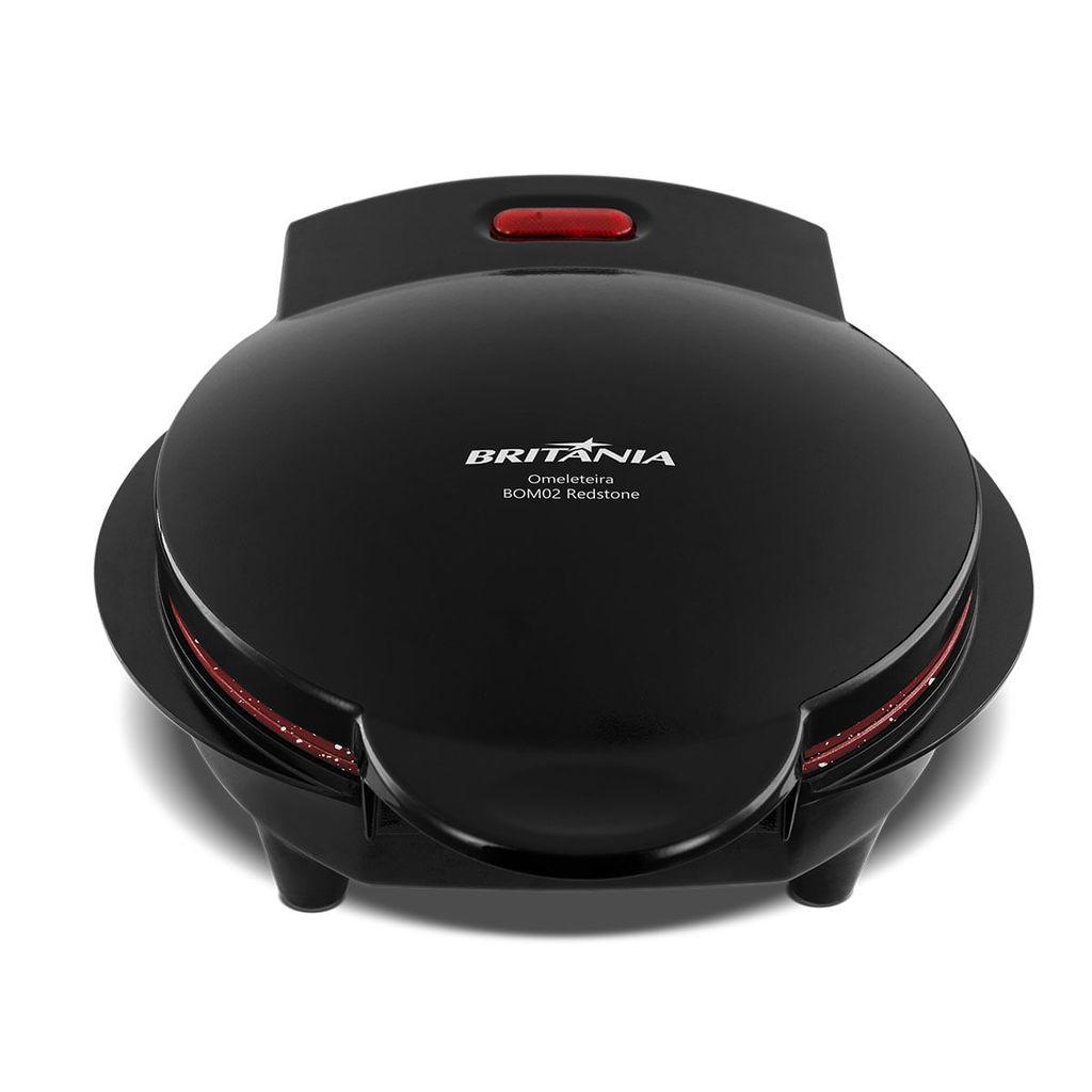 Omeleteira Britânia Antiaderente Redstone 750W Bom02p