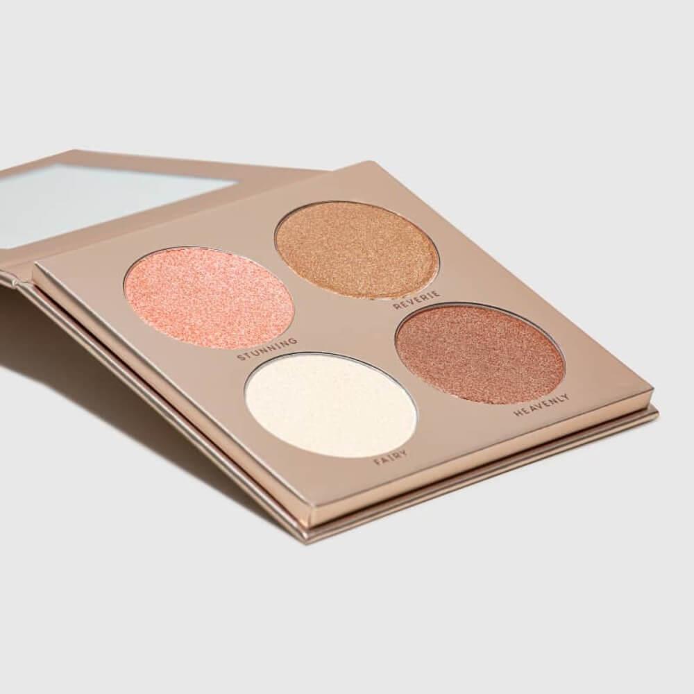 Kit Paleta De Iluminadores + Pincel Nádia Tambasco By Océane (2 Produtos)