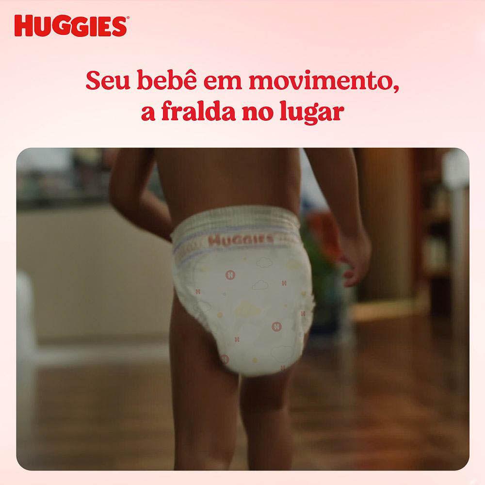 Fralda Huggies Máxima Proteção Tamanho P Mega 48 Unidades Descartáveis