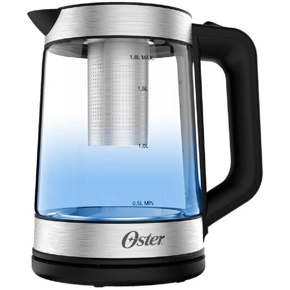 Kit Chaleira Elétrica Oster Tea E Cafeteira Inox Compacta