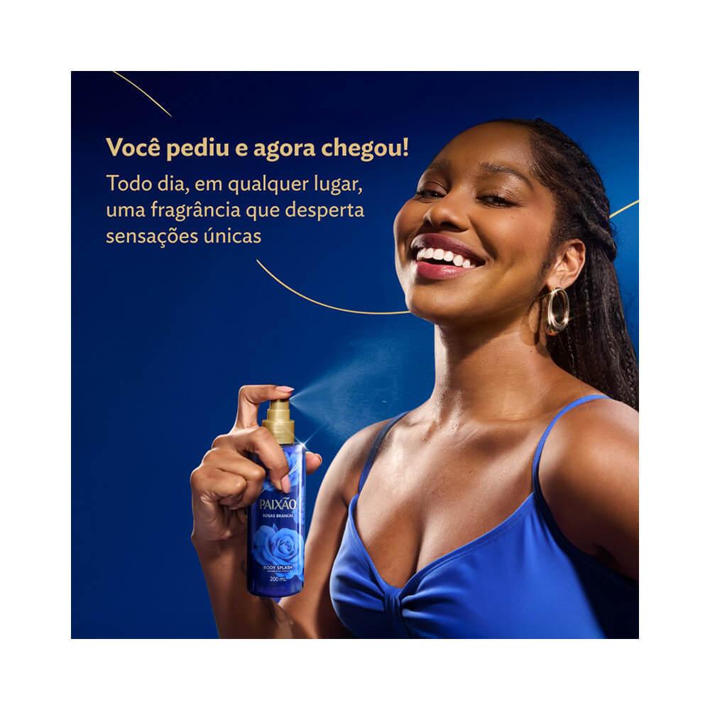 Body Splash Paixão Rosas Brancas 200ml
