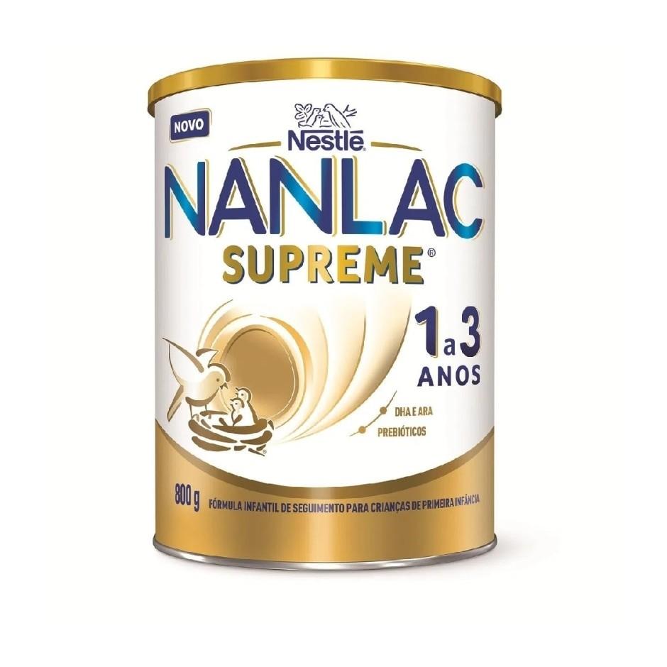 Fórmula Infantil Nanlac Supreme 1 A 3 Anos 800g