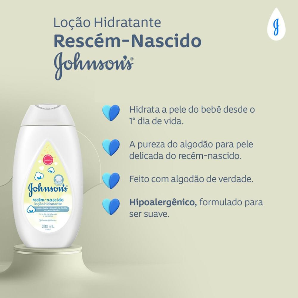 Loção Hidratante Johnson S Recém-nascido 200ml