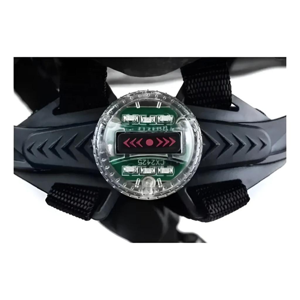 Capacete Ciclismo Absolute Nero Com LED Pisca Mtb Speed