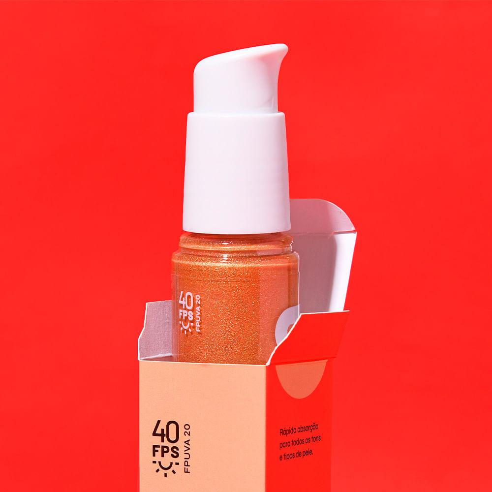 Óleo Iluminador Glow Corporal Ollie Sunfriendly FPS 40 Com Vitamina E 60ml