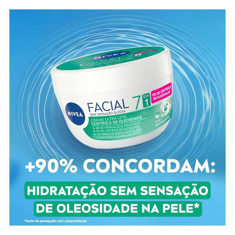 Creme Facial Nivea Controle Da Oleosidade ULTRA Leve 7 Em 1 100g