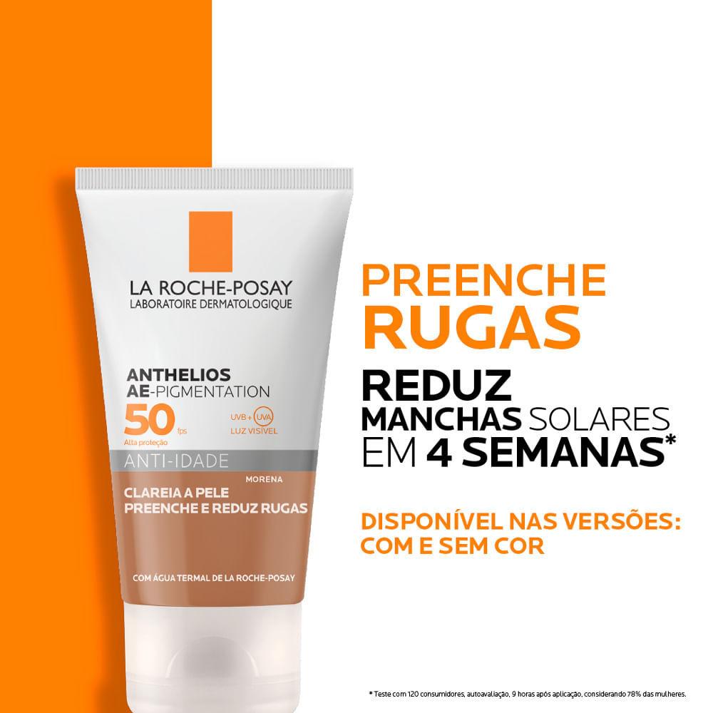 Protetor Solar Anthelios Anti-idade Ae-pigmentation Clareador FPS 50 Cor Morena 40g