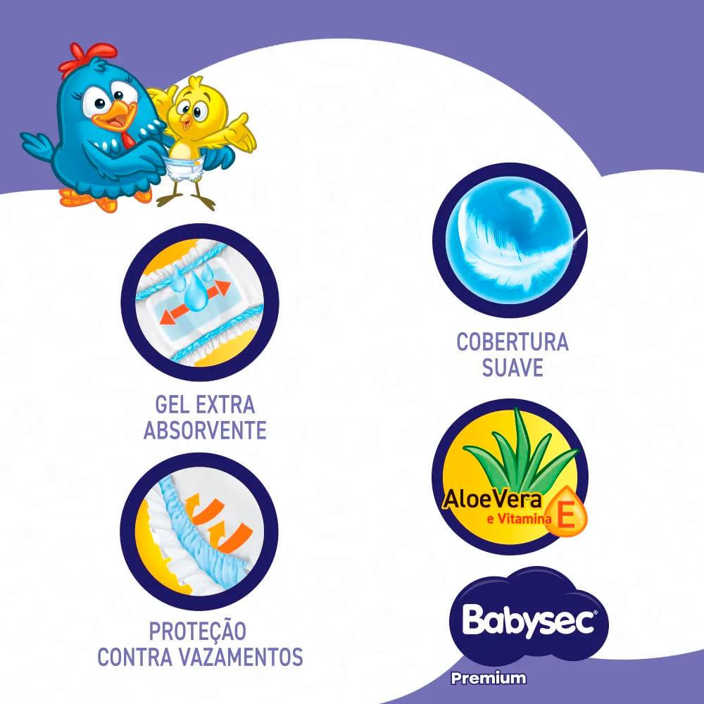 Fralda Descartável Babysec Galinha Pintadinha Premium Xg 24 Tiras