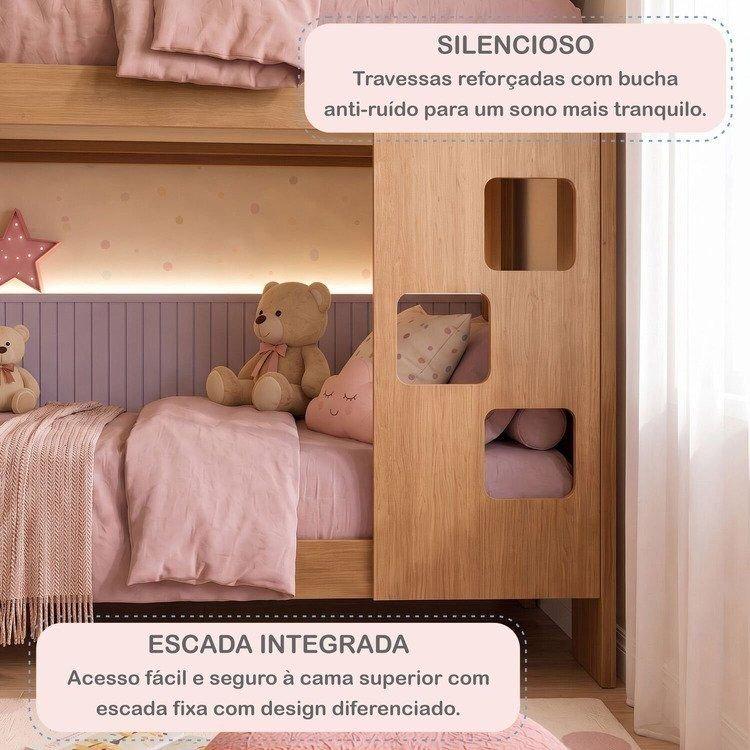 Beliche 100 Mdf Com Prateleira Vegas Marrom/ypê