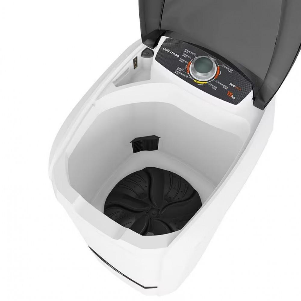 Lavadora De Roupas Semiautomática Colormaq 15kg 8 Programas