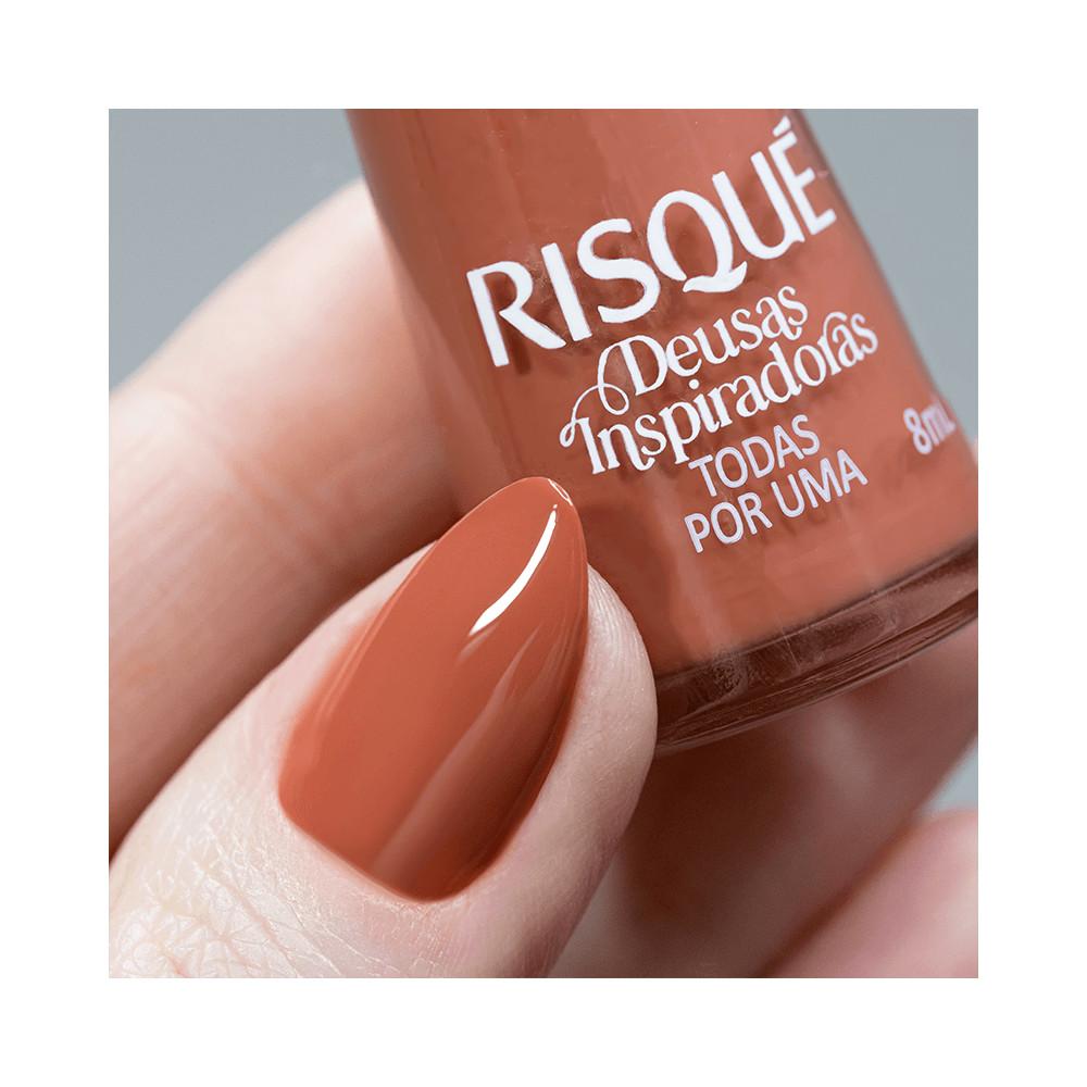 Esmalte Risqué Deusas Inspiradoras Todas Por Uma Nude Terroso
