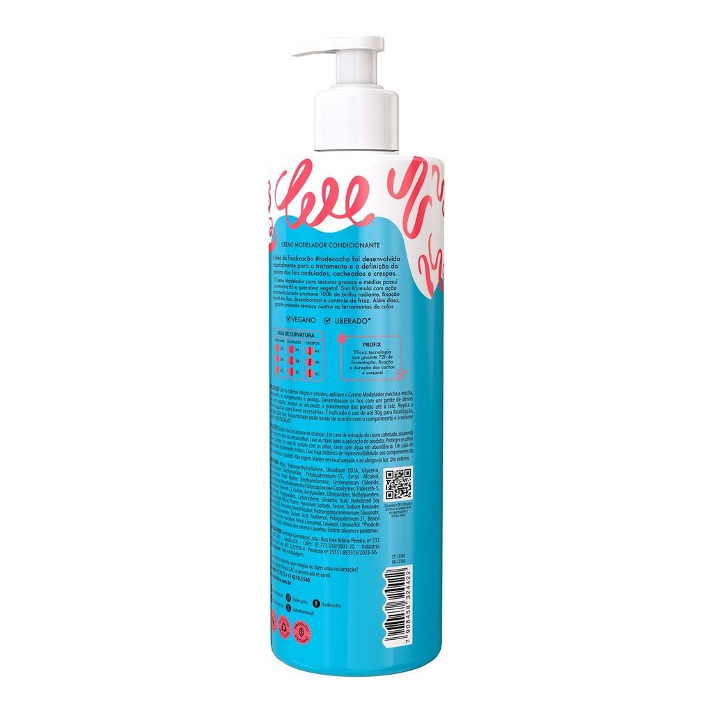 Creme Modelador Natural #todecacho Cachos Dos Sonhos 500ml