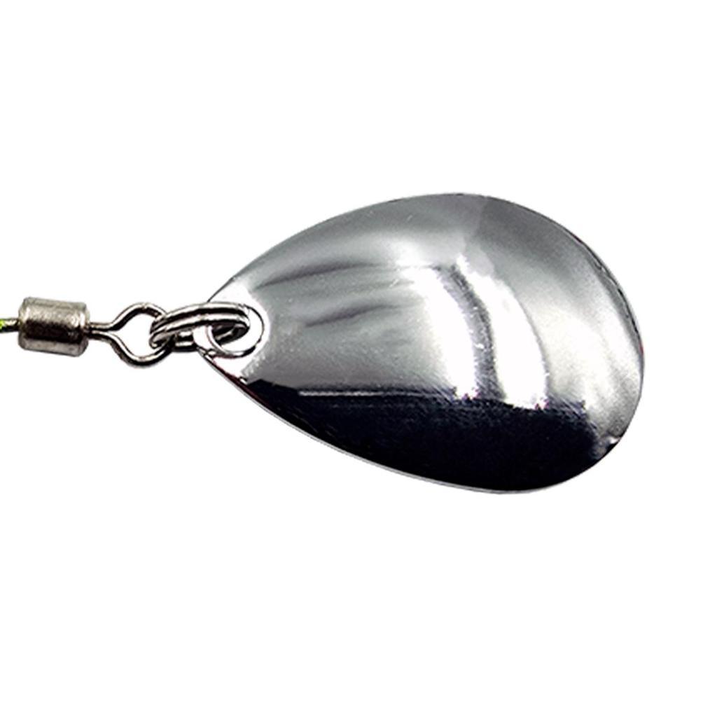 Isca Artificial Little Spin Colher Redonda Grande 3cm 16g Mat Tiger - Yara Cor 64