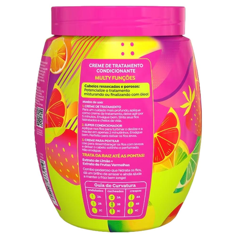 Creme De Tratamento 3 E 1 Salon Line Cachos Dos Sonhos Multy Pink Lemonade 1kg