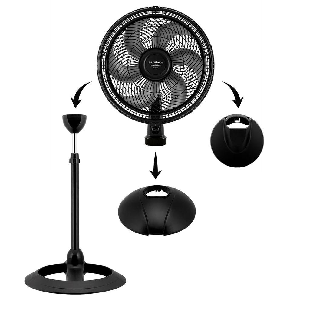 Ventilador De Coluna Britânia Turbo Silencioso 160W Bvt466