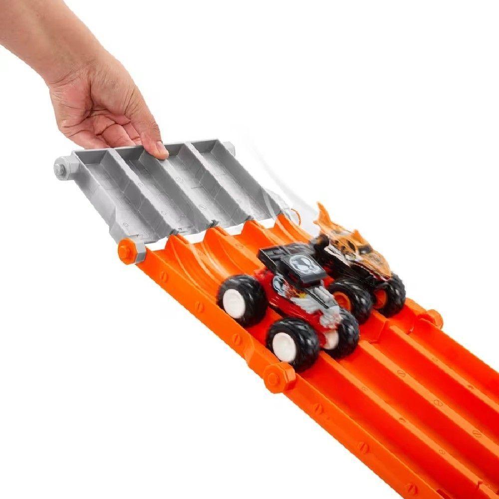 Hot Wheels Monster Trucks Pista Corrida Destruição - Mattel