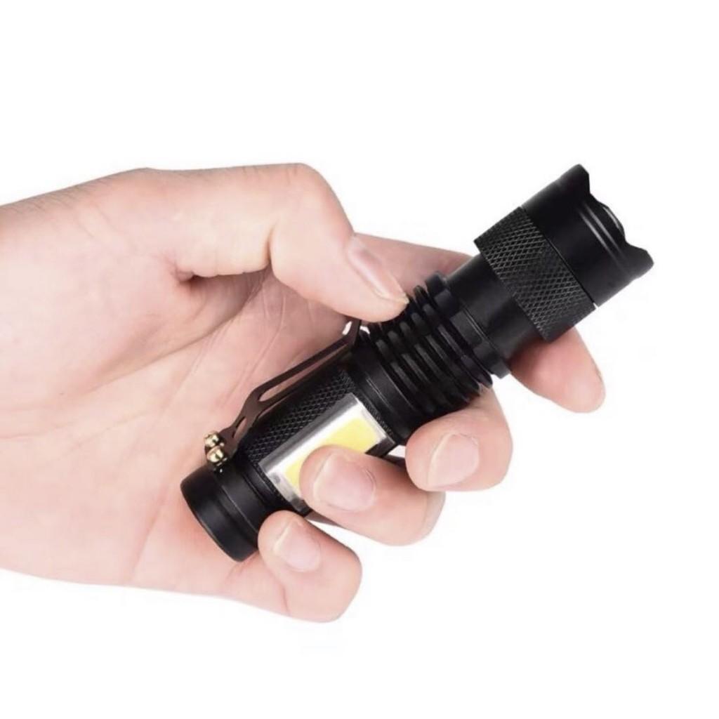Mini Lanterna Brilhante Multi-função LED Táticas De Campo