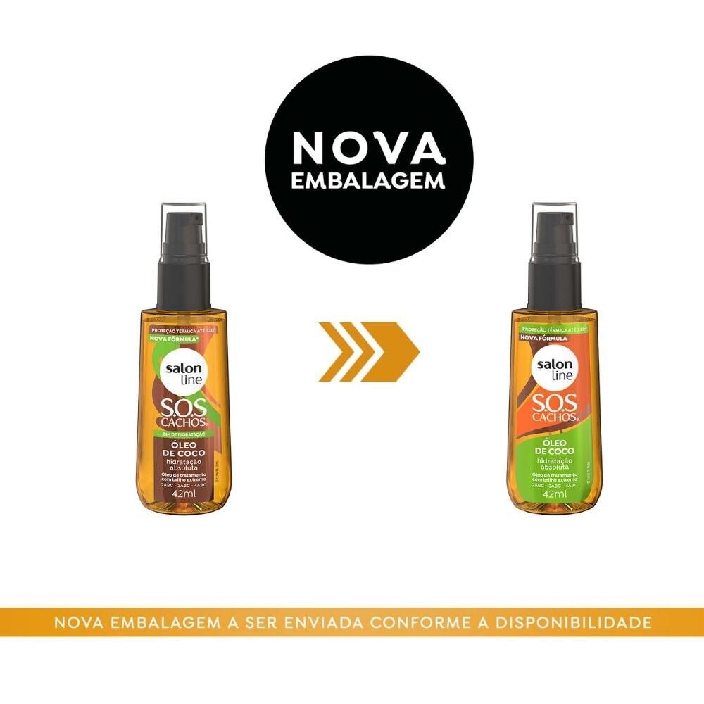 Óleo De Tratamento Sos Cachos Óleo De Coco 42ml