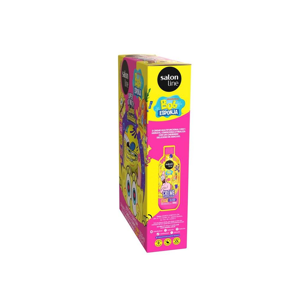 Kit Shampoo 300ml + Creme Multifuncional 300ml Sos Cachos Bob Esponja