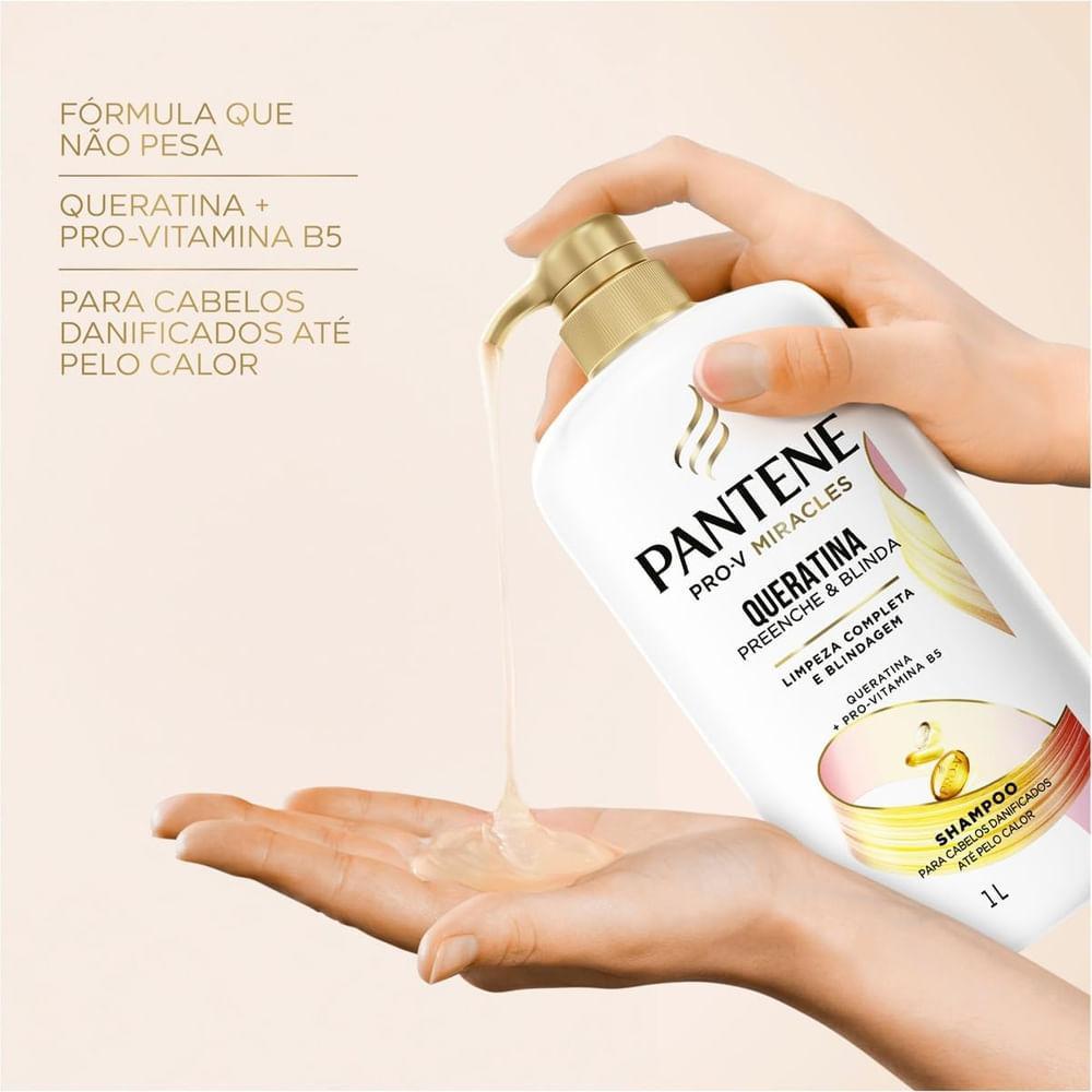 Shampoo Pantene Pro-v Miracles Queratina 1 Litro